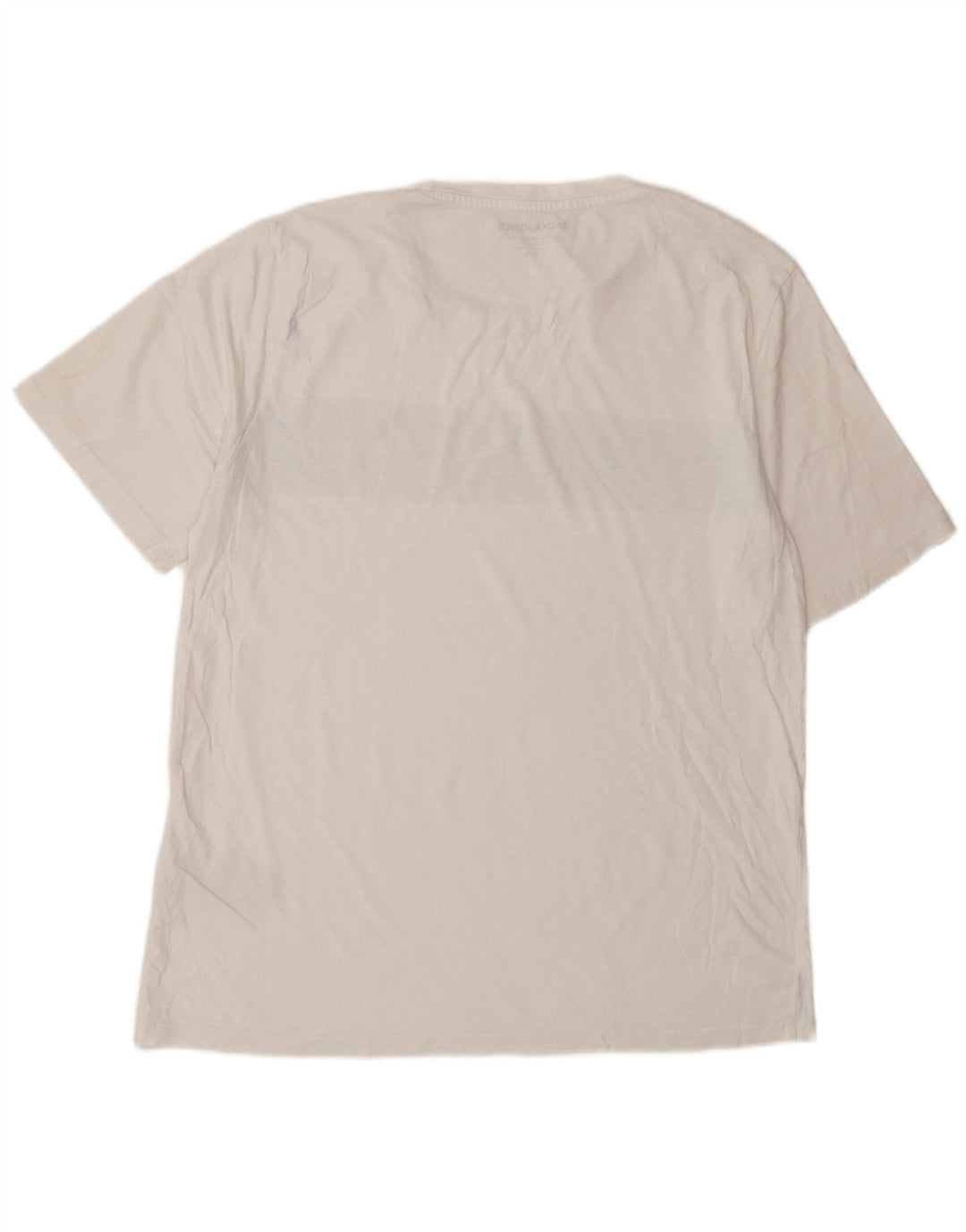 Jack & Jones Herre T-shirt Top Stor hvid stribet bomuld