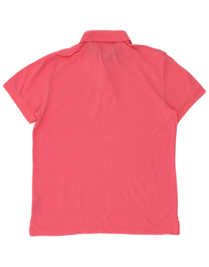 TOMMY HILFIGER Herre Custom Fit Polo Shirt Medium Pink Bomuld