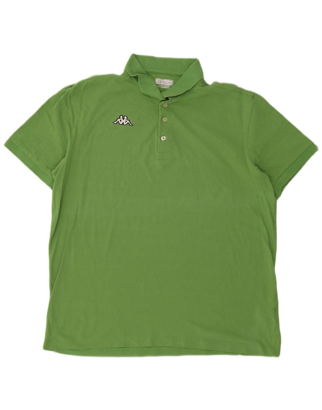 Kappa herre poloshirt 3XL grøn bomuld