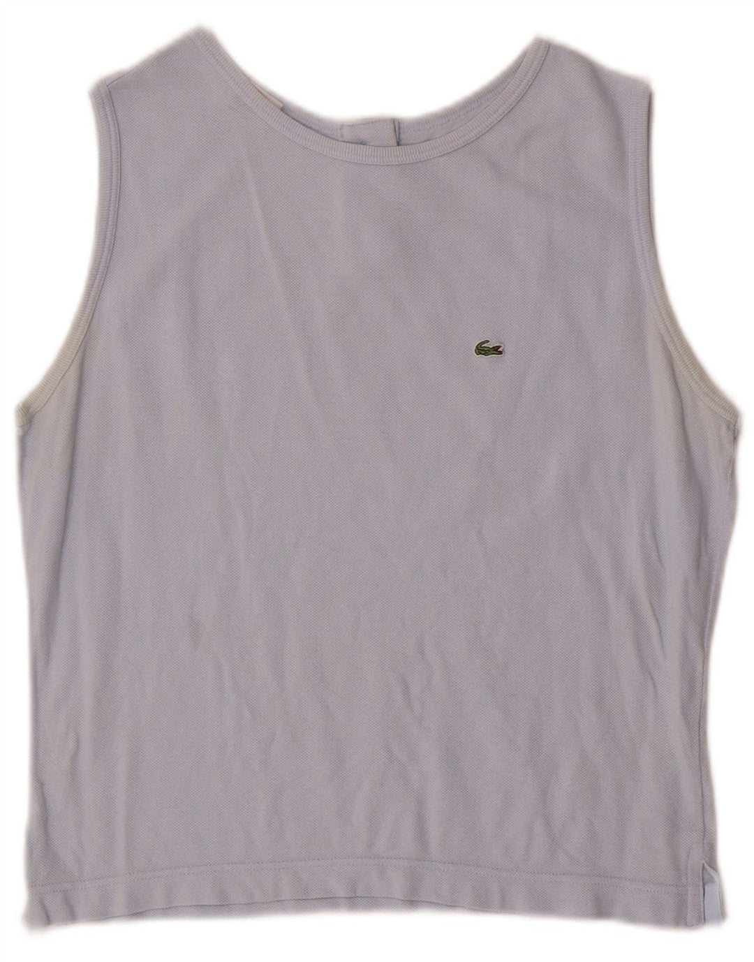 Lacoste Damevest Top Str. 44 Large Blå Bomuld