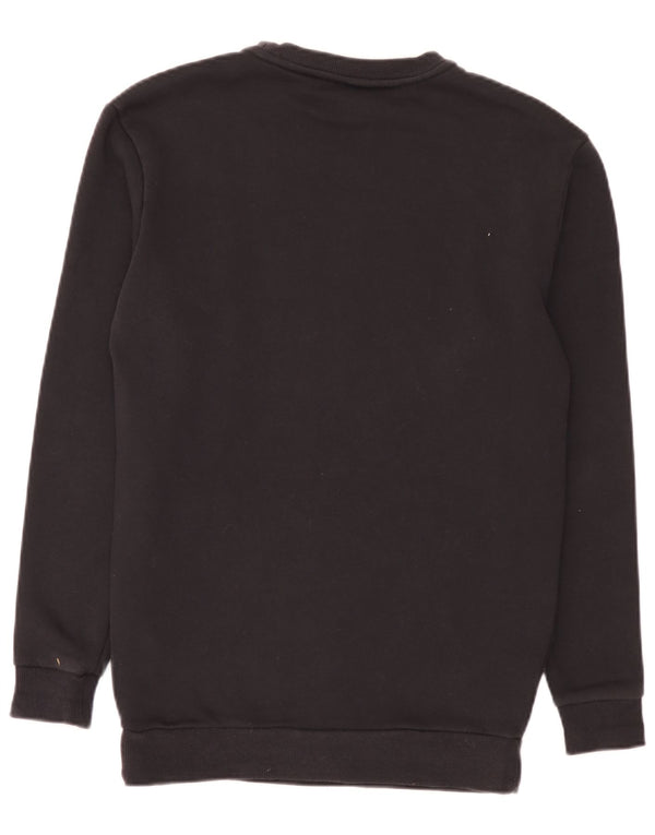 Ellesse Herre Grafisk Sweatshirt Jumper XS Sort Bomuld
