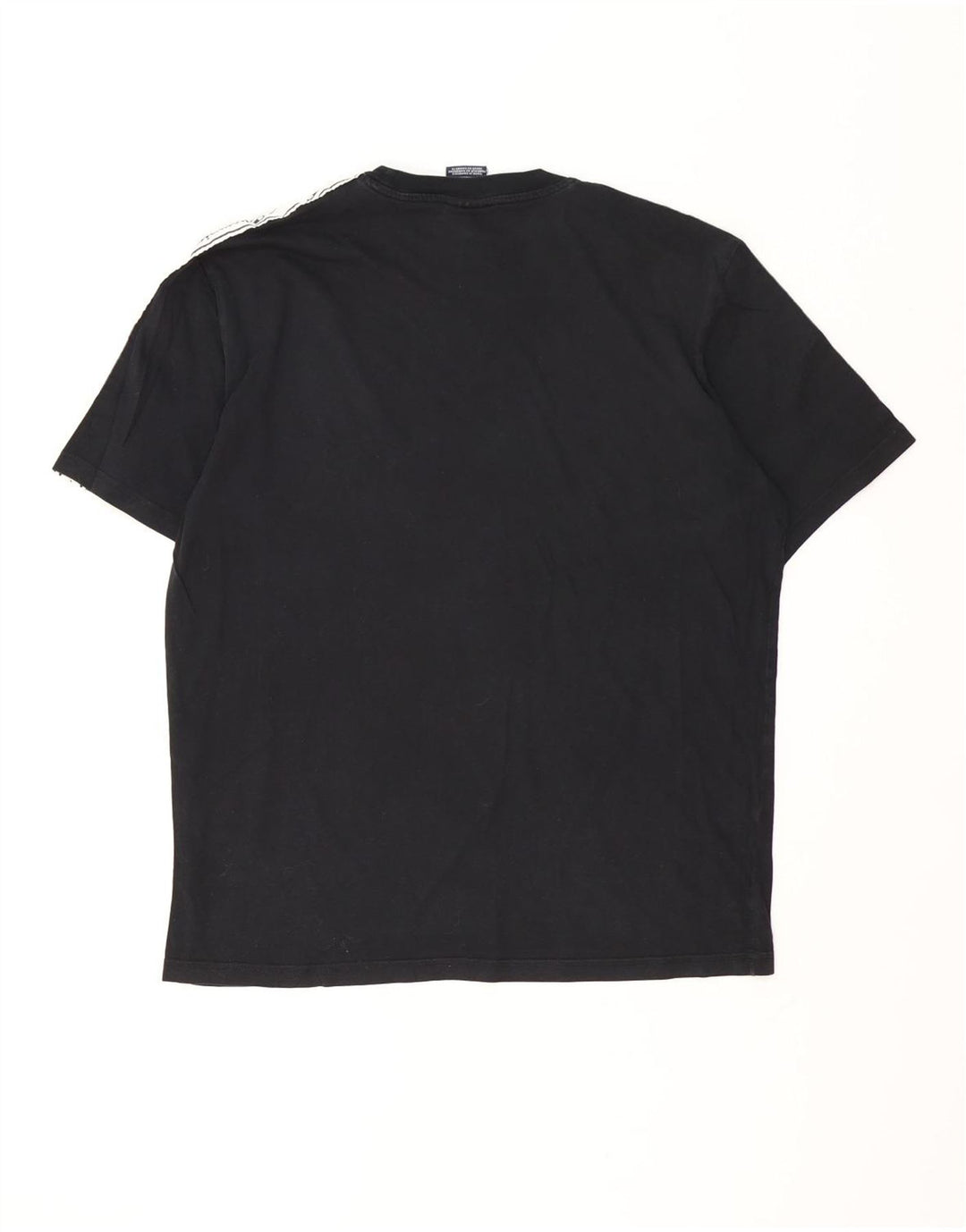 Champion Herre Grafisk T-Shirt Top Stor Sort Colourblock
