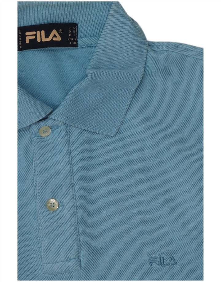 Fila Poloskjorte til mænd Stor blå bomuld