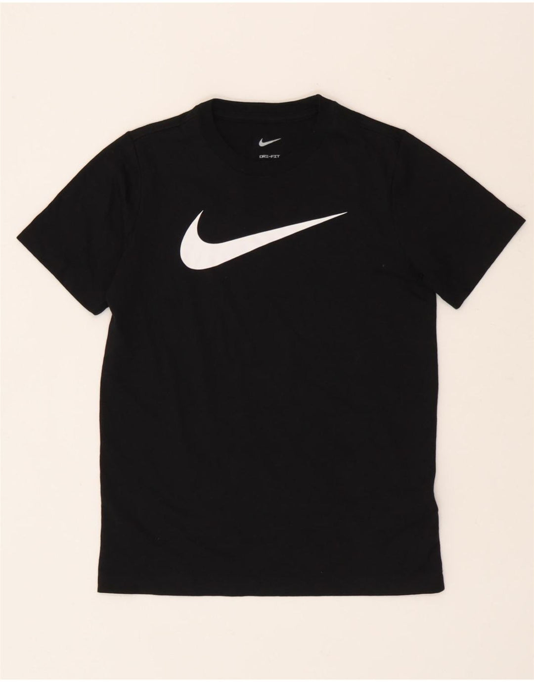 Nike Boys Grafisk T-Shirt Top 10-11 år Medium Sort Polyester