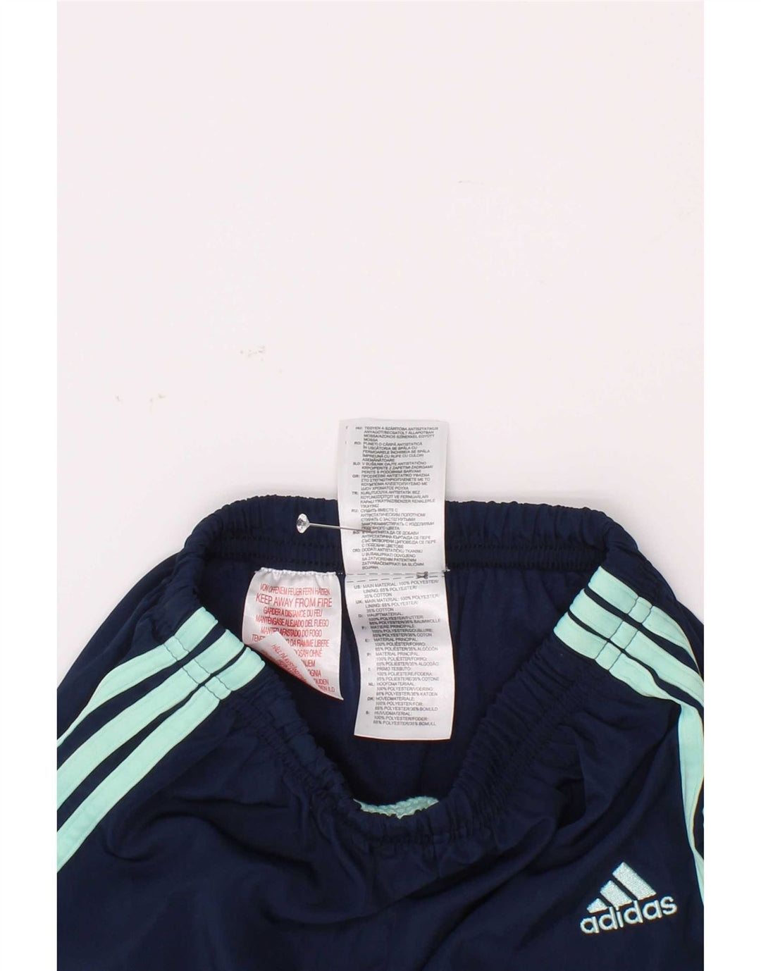 Adidas Drenge Træningsdragt Bukser Joggers 3-4 År Marineblå Polyester