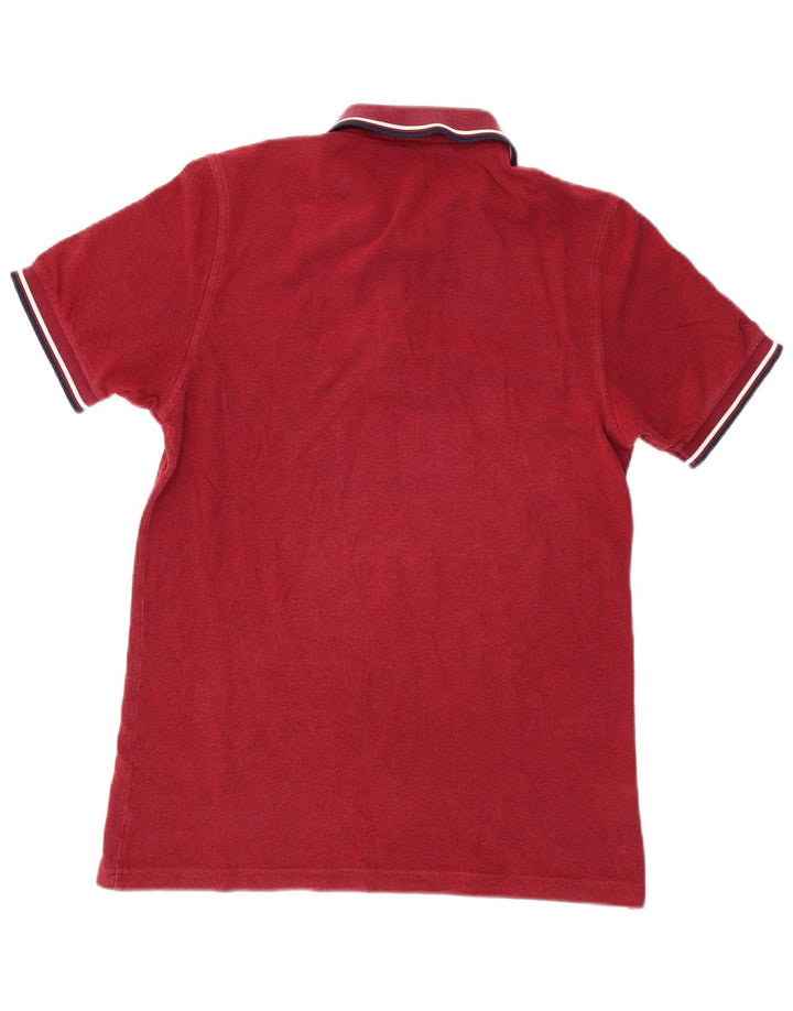 Fred Perry Herre poloshirt Medium Burgundy stribet