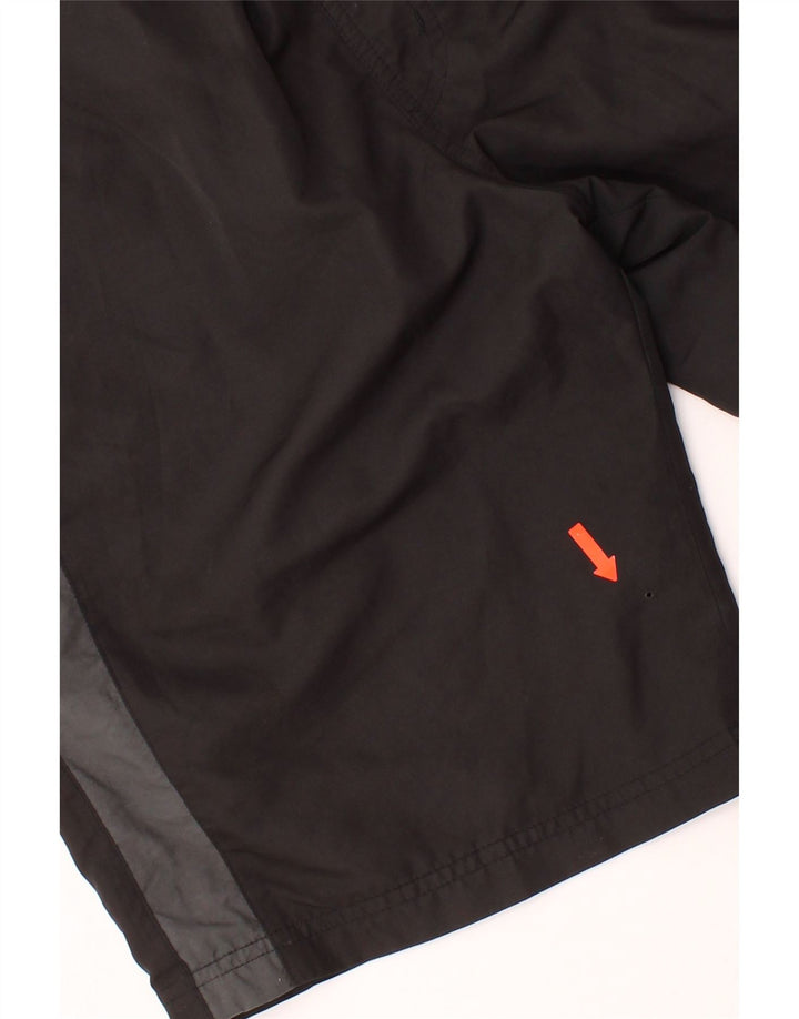 NIKE Mens Graphic Sport Shorts Medium  Black Colourblock Vintage Nike and Second-Hand Nike from Messina Hembry 