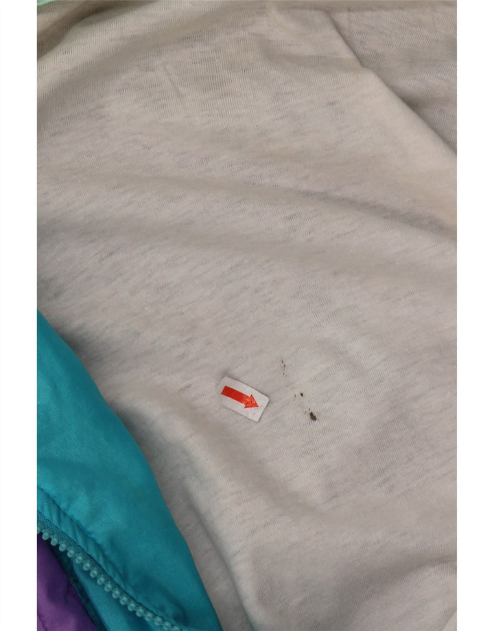 VINTAGE Grafisk træningsdragt til mænd Topjakke Medium Flerfarvet Colourblock