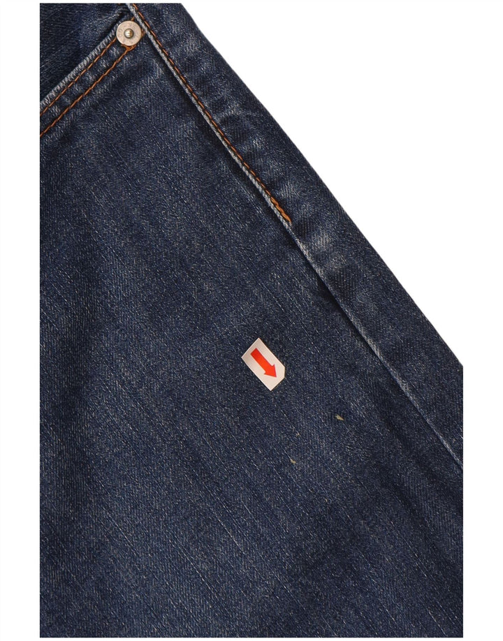 LEVI'S Herre 514 Straight Jeans W36 L29 Blå Bomuld