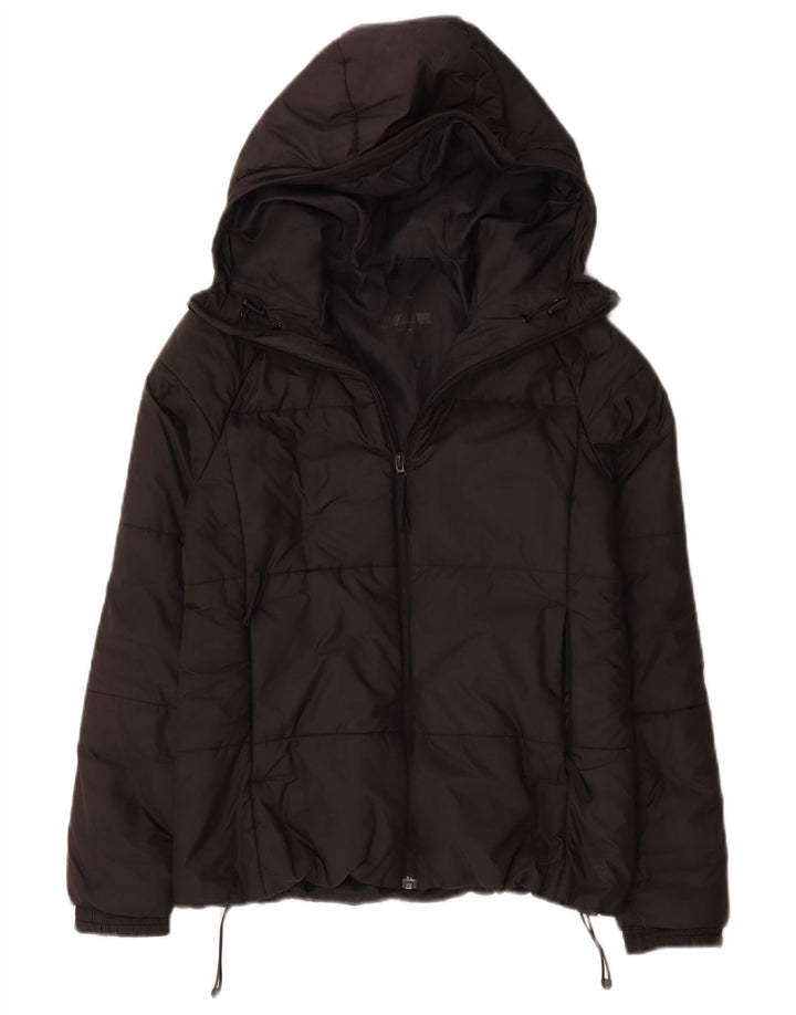 Adidas Polstret hættejakke til kvinder DK 8/10 Lille sort polyester