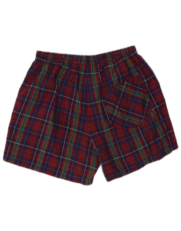 Vintage herre sportsshorts Small W28 L5 flerfarvet tern