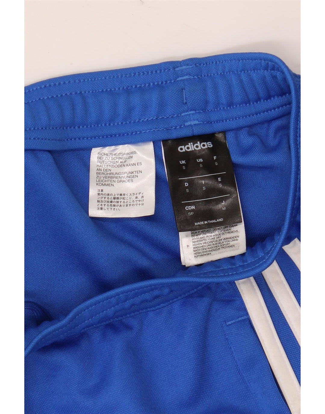 ADIDAS Womens Climalite træningsdragt Bukser UK 10 Small Blue Polyester