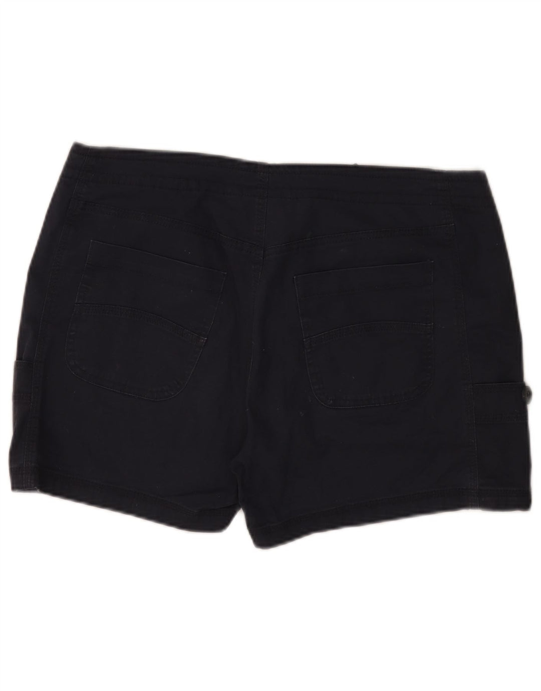 Weird Fish Dame Cargo Shorts UK 14 Large W36 Navy Blue Cotton