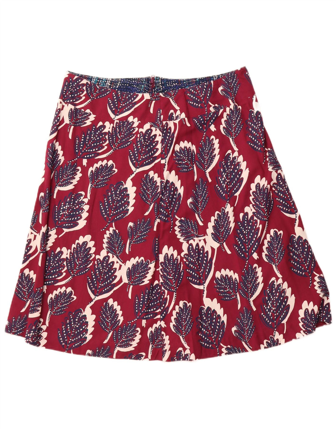 WHITE STUFF Dame A-Line nederdel UK 14 Large W34 Pink Floral Viscose