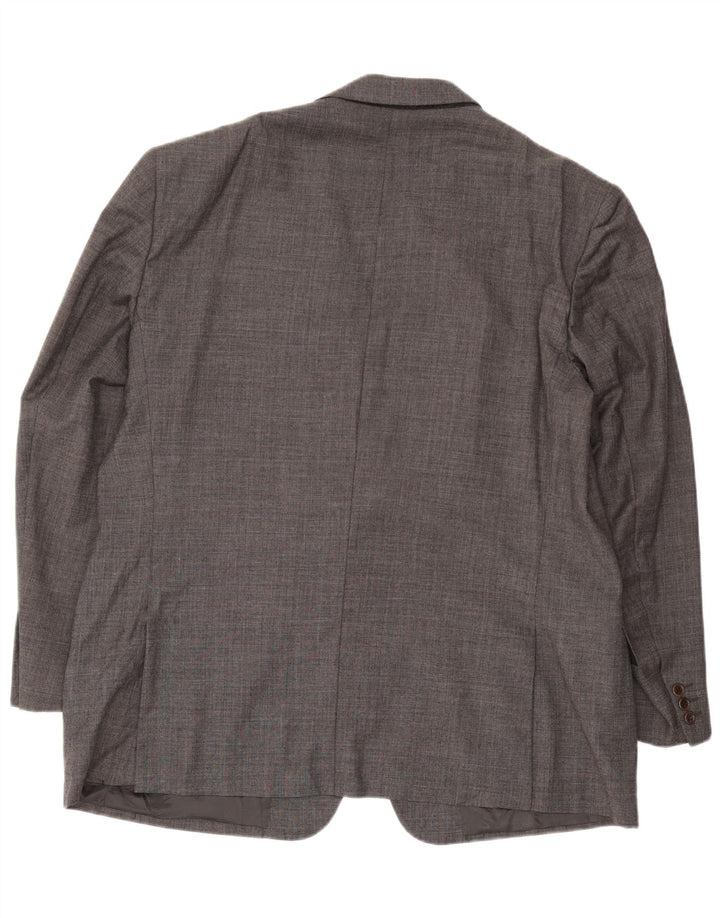 Valentino Herre 2-knaps blazerjakke UK 42 XL Grå Virgin Wool