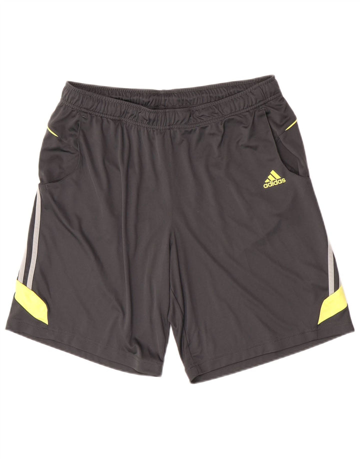 Adidas Sportsshorts til mænd Large Grå Colourblock Polyester