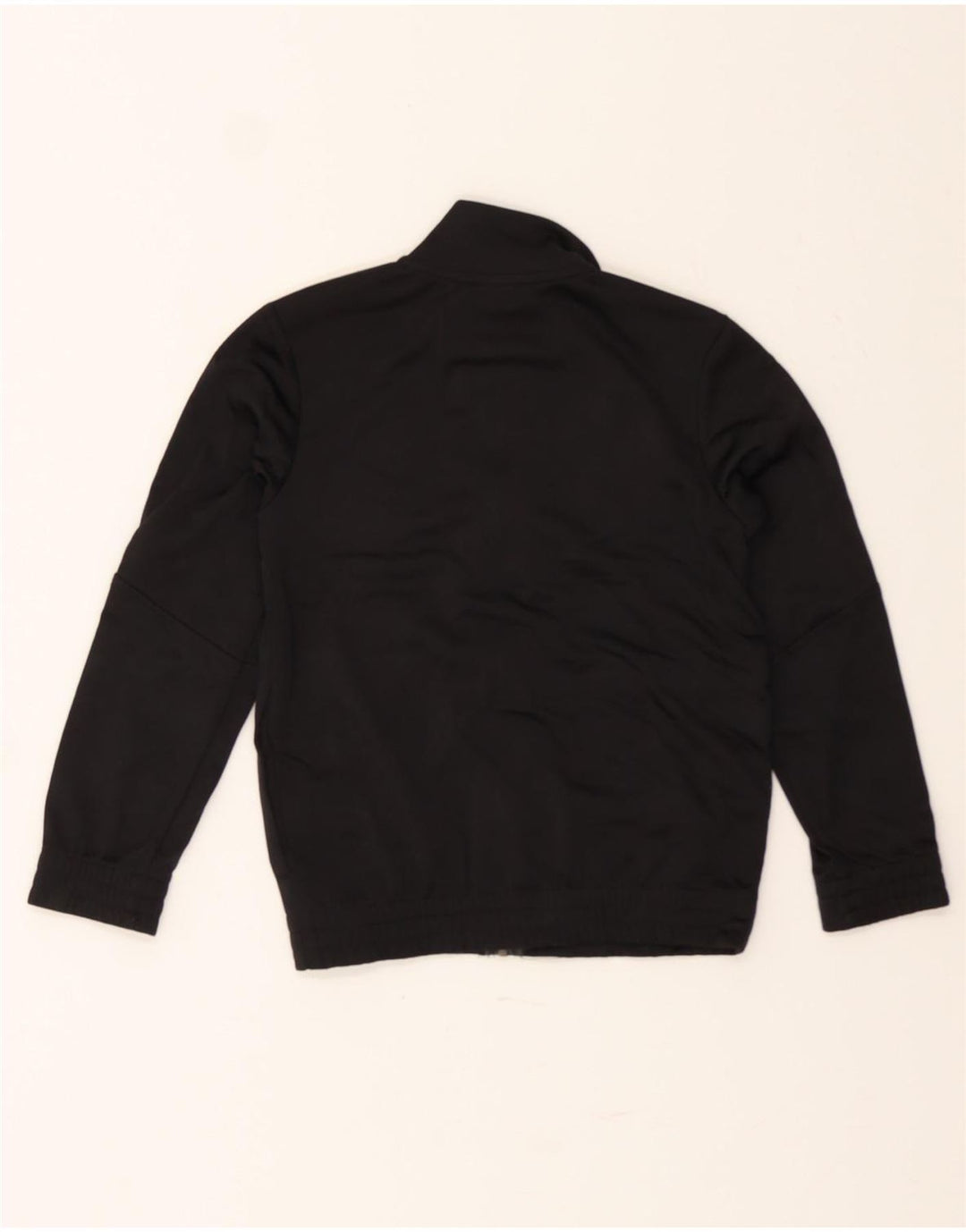 ADIDAS Boys Tracksuit Top Jacket 7-8 Years Black Polyester Vintage Adidas and Second-Hand Adidas from Messina Hembry 