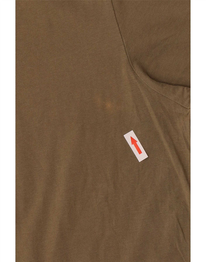 Jack & Jones Herre grafisk T-shirt Top Stor Khaki Bomuld