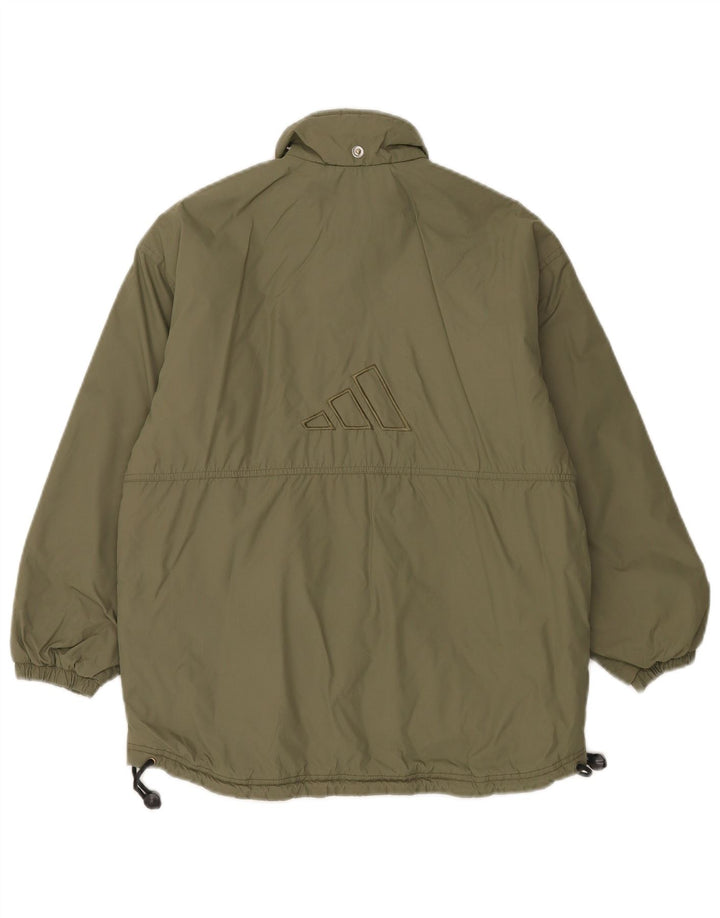 Adidas drenge grafisk polstret frakke 11-12 år Khaki polyamid