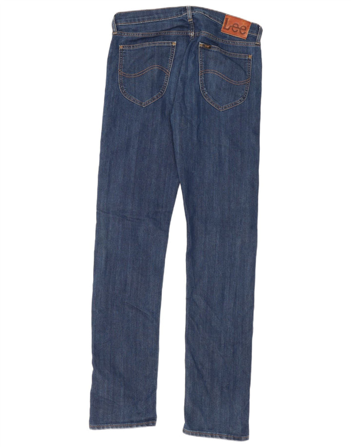 Lee Mens Daren Slim Jeans W33 L36 Blå Bomuld