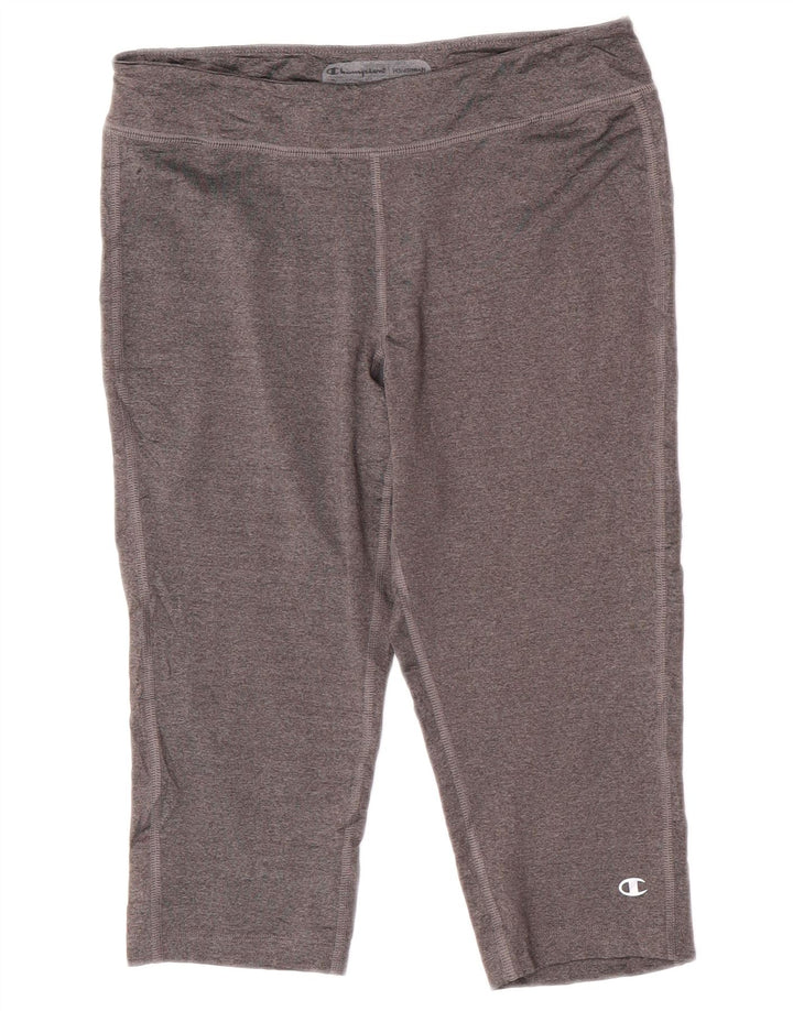 Champion Dame Capri Leggings UK 12 Medium Grey Polyester