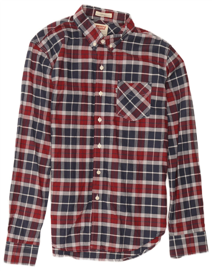 Levi's Herre Standard Fit skjorte Medium Flerfarvet ternet bomuld