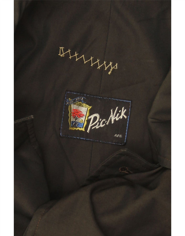 VINTAGE Herre Overfrakke UK 40 Large Black