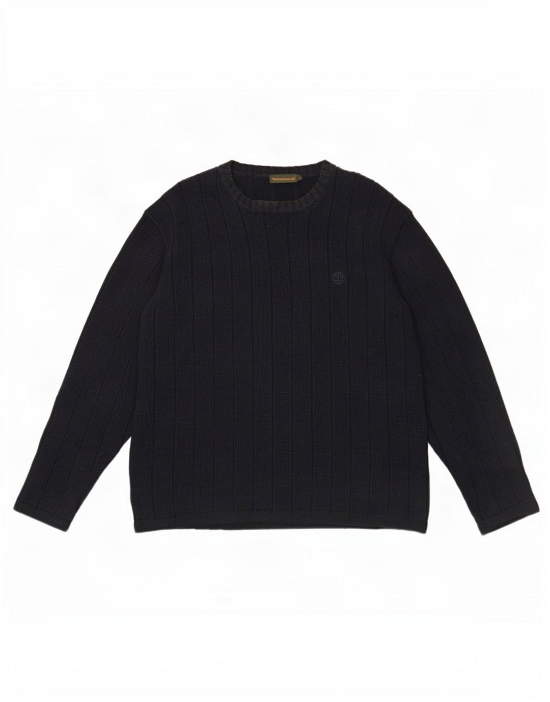 Timberland Herre Boat Neck Jumper Sweater Stor Marineblå Bomuld