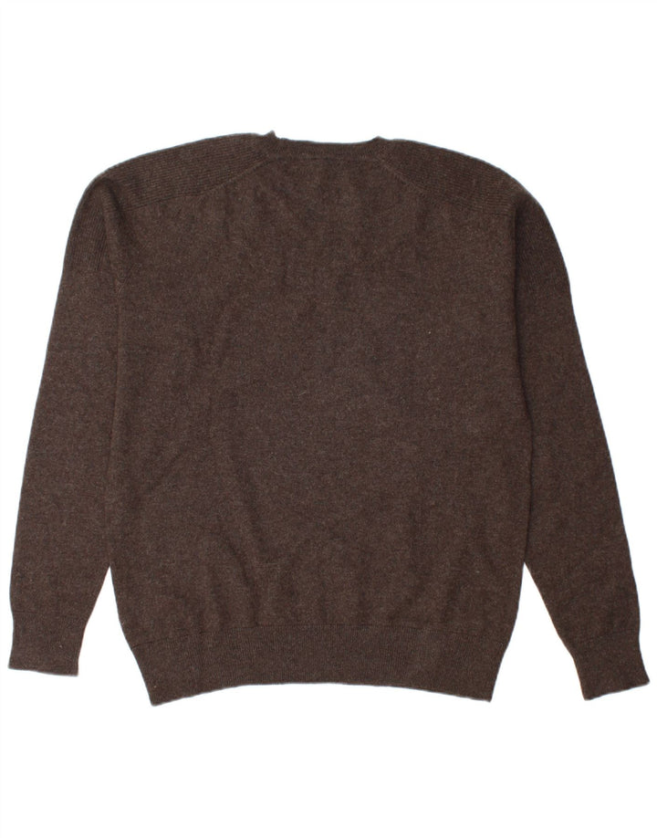 Lee Dame sweater med rund hals DK 20 2XL Brun lammeuld