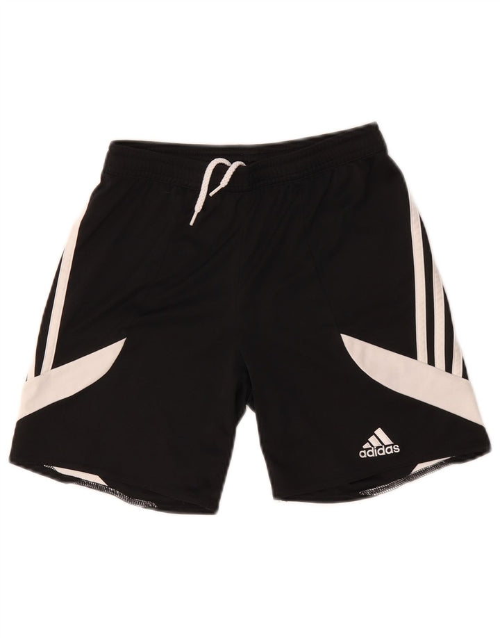 Adidas Boys Climalite Sportshorts 9-10 år Medium Sort Colourblock