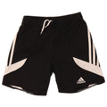 Adidas Boys Climalite Sportshorts 9-10 år Medium Sort Colourblock
