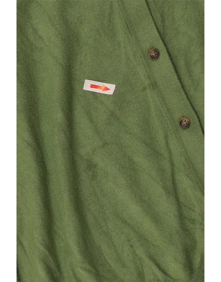 Marks & Spencer Womens Bolero Jumper UK 14 Large Green Viscose