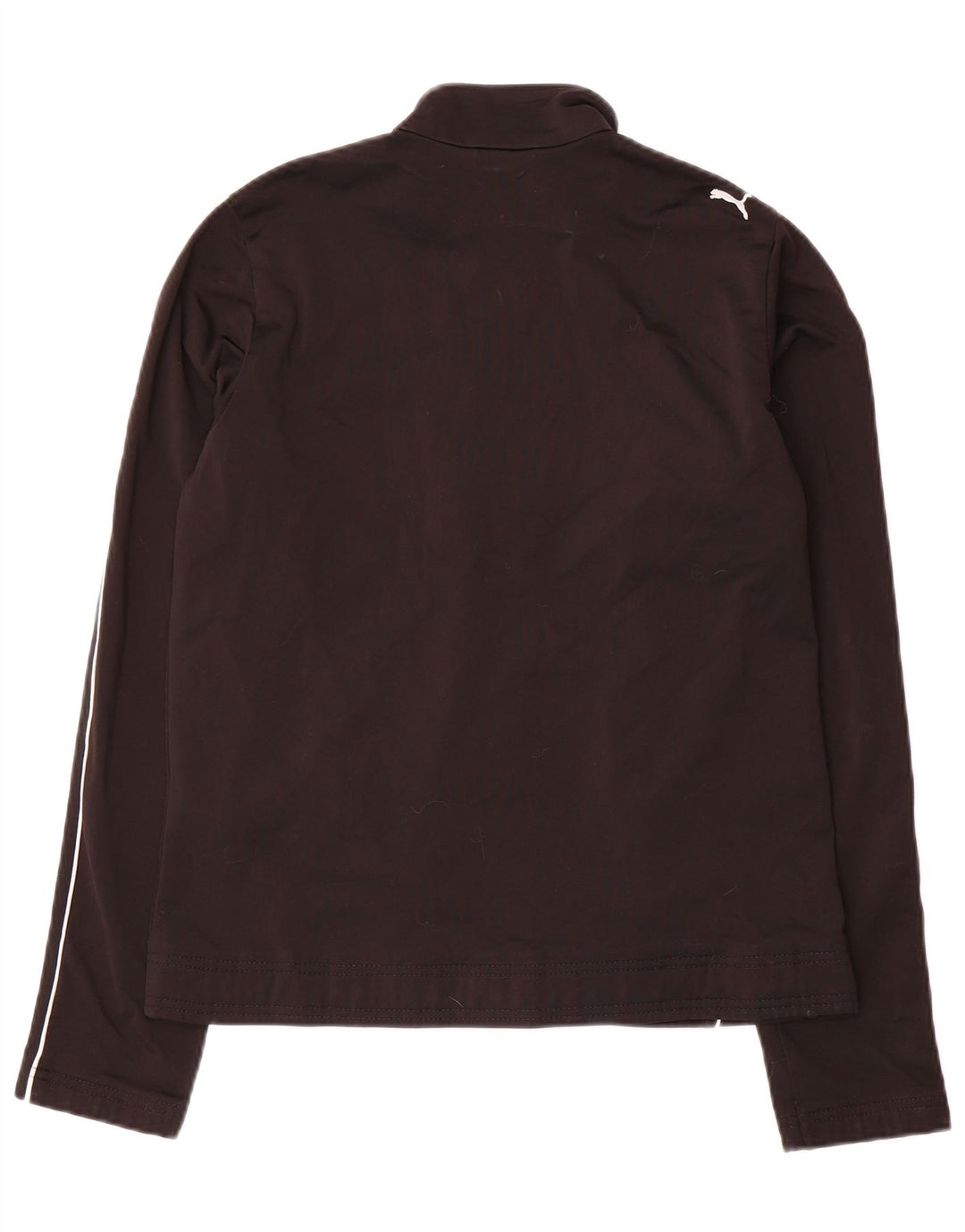 Puma træningsdragt topjakke til kvinder UK 14 Large Black Colourblock Polyester