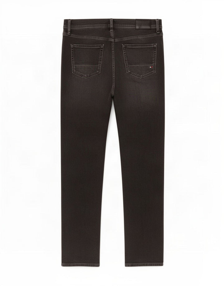 Tommy Hilfiger Herre Slim Jeans W34 L34 Grå Bomuld