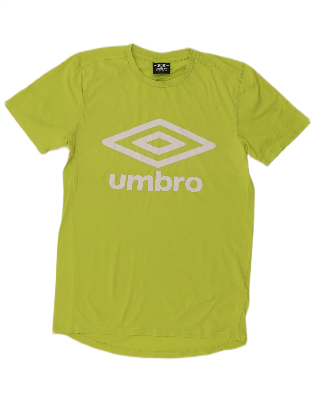 Umbro Herre Grafisk T-Shirt Top Lille Grøn Bomuld