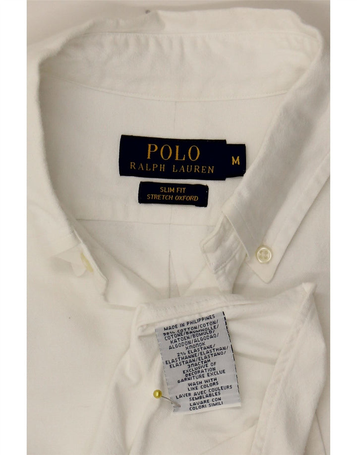 Polo Ralph Lauren Herre Slim Fit skjorte Medium hvid bomuld
