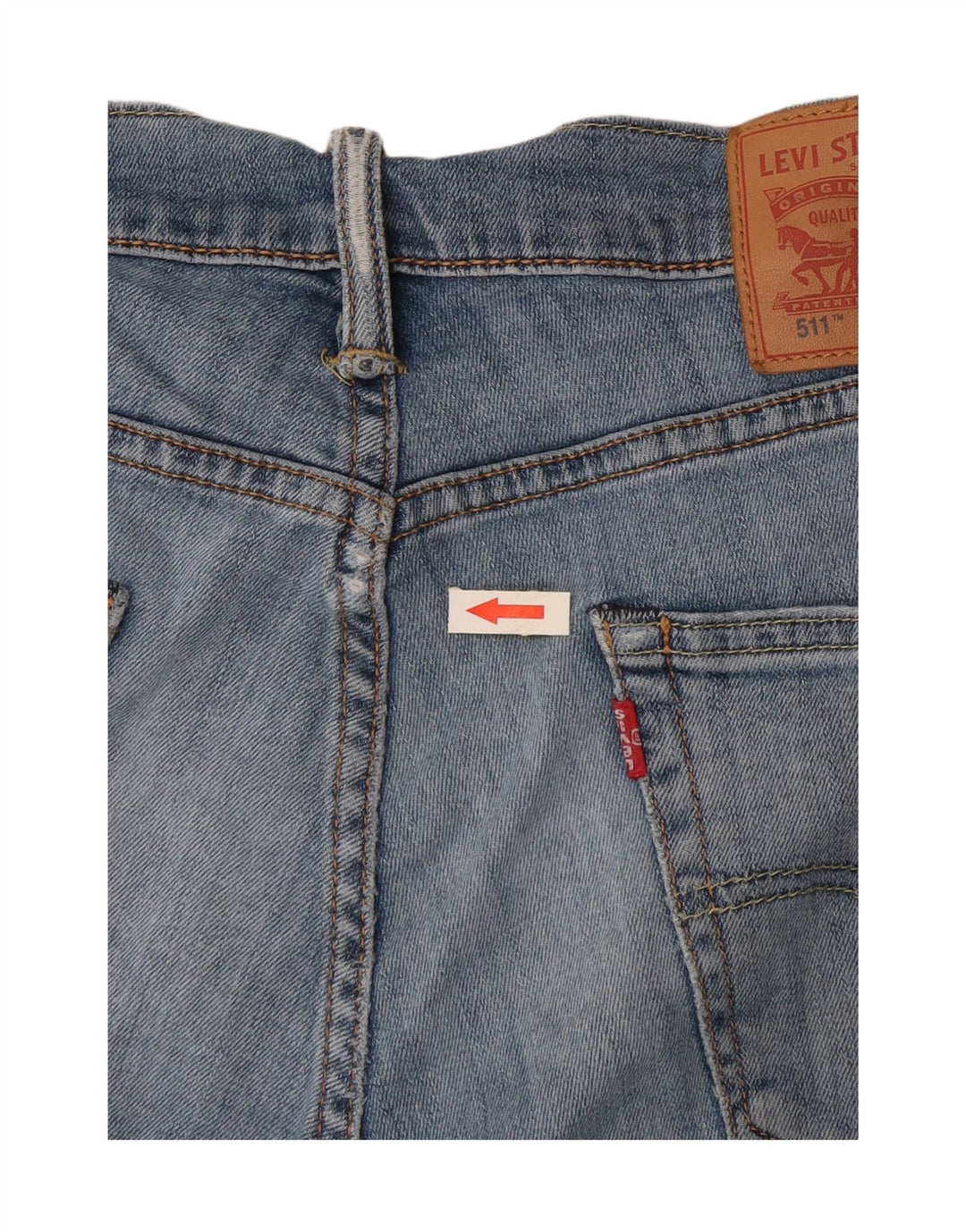 Levi's Herre 511 Slim Jeans W32 L31 Blå Bomuld