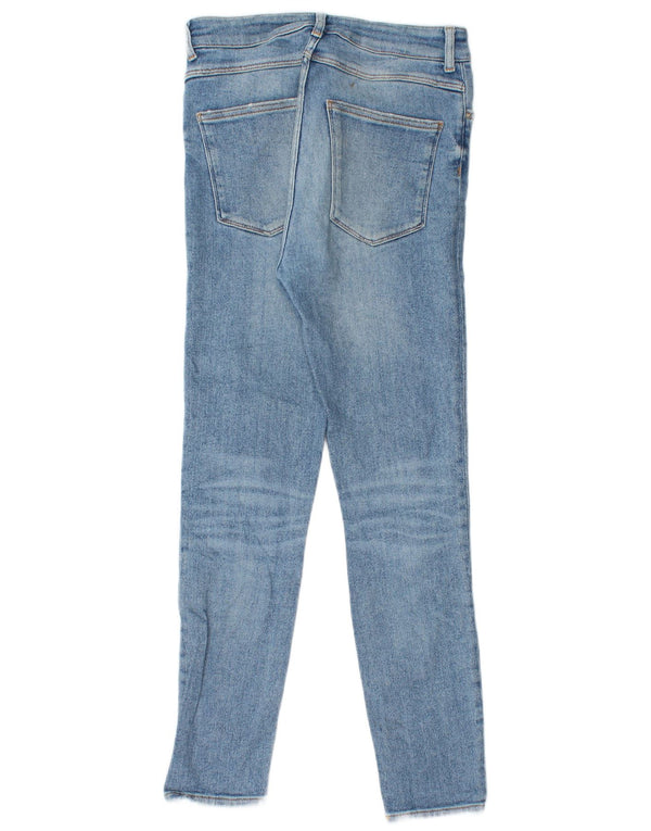 Zara Dame Distressed Skinny Jeans EU 38 Small W28 L27 Blå