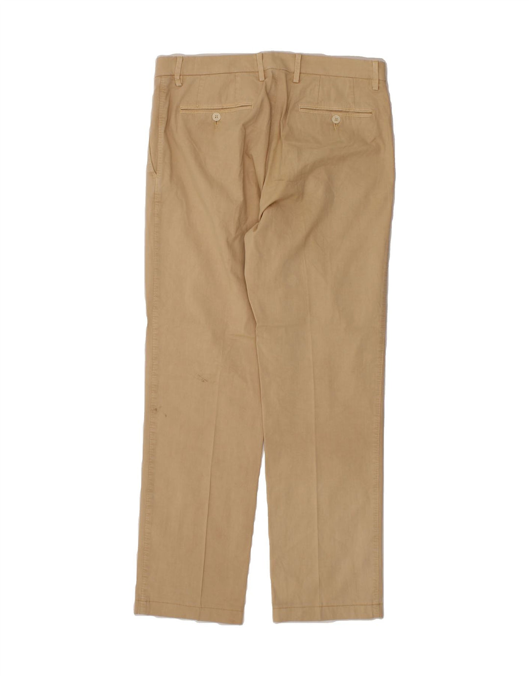 TRUSSARDI Mens Straight Chino Trousers IT 48 Medium W34 L32 Beige Vintage Trussardi and Second-Hand Trussardi from Messina Hembry 