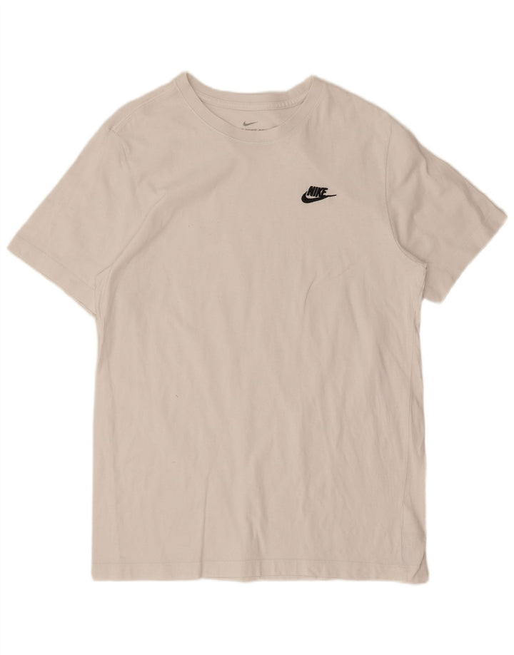 Nike T-shirt top mellem mænd, hvid bomuld