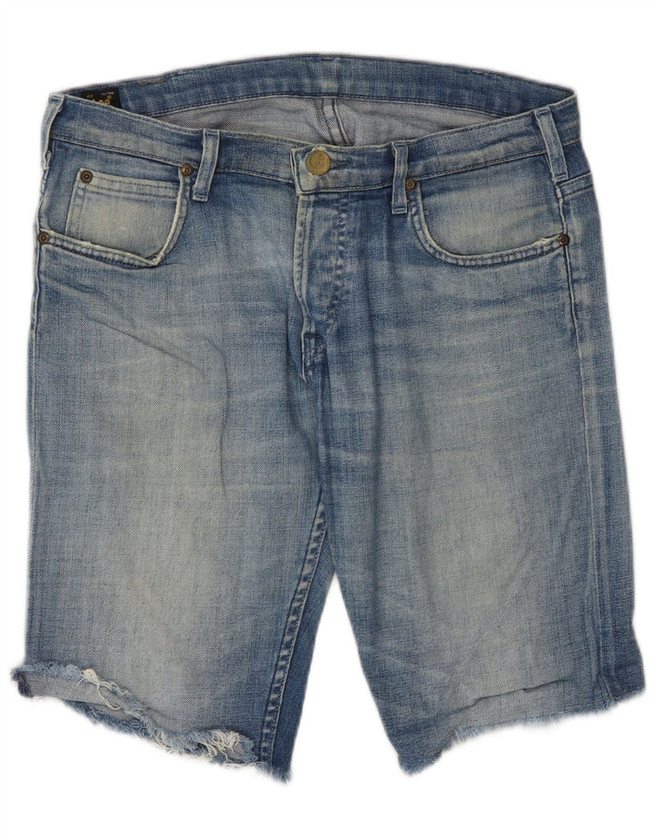 Lee Herre Lowell Denim Shorts W30 Medium Blue Bomuld