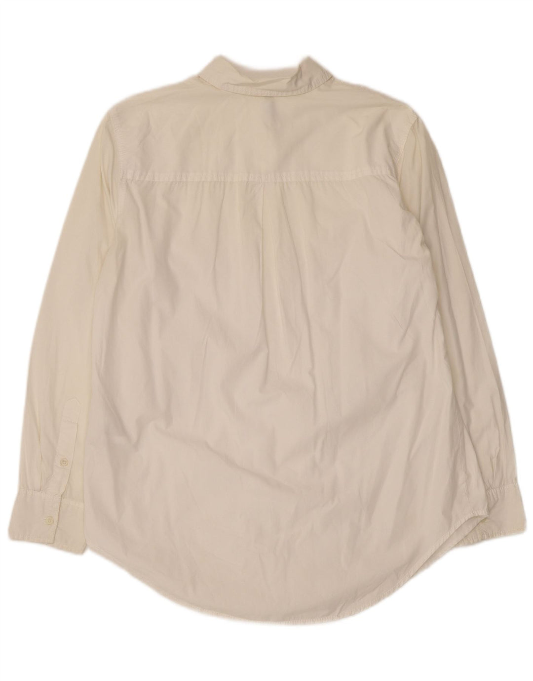 BENETTON Oversized skjorte til kvinder UK 6 XS Hvid bomuld