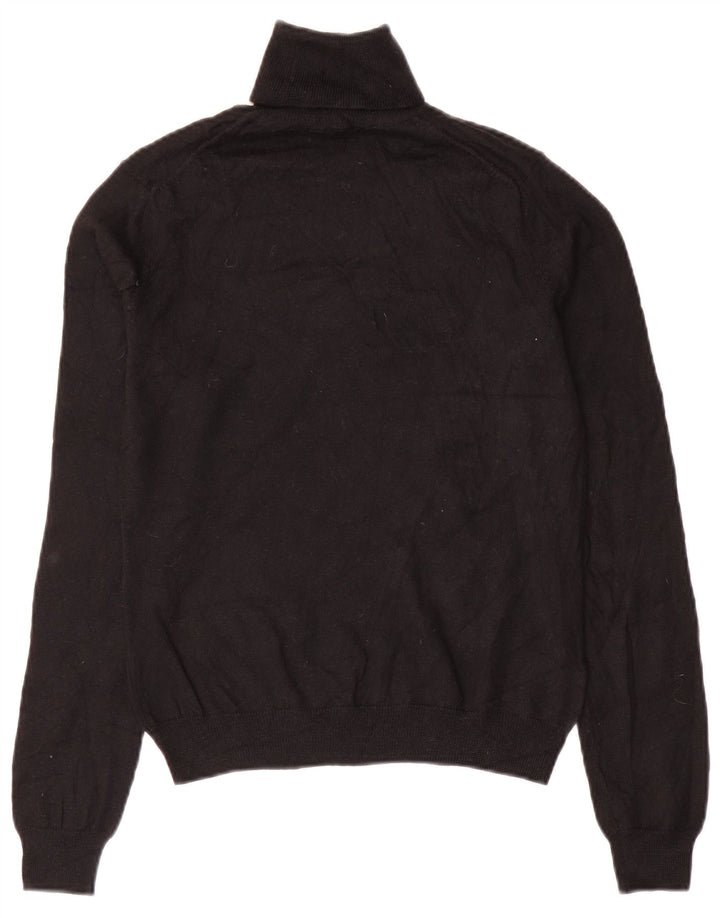 BROOKS BROTHERS Dame Rullehalstrøje DK 10 Lille Sort