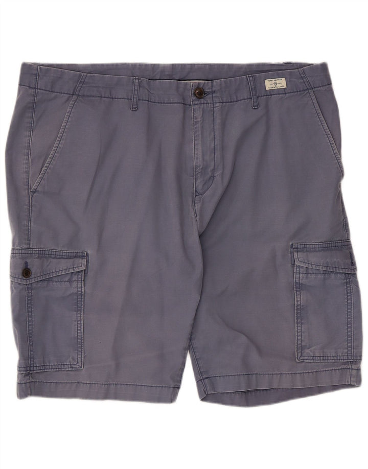 Tommy Hilfiger Herre Cargo Shorts W40 XL Blå Bomuld