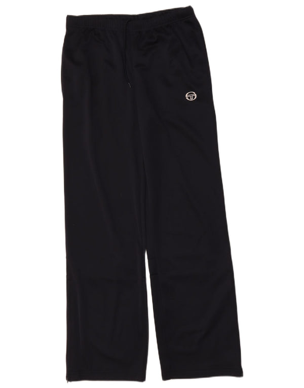 Sergio Tacchini Dame træningsdragt Bukser UK 10 Small Navy Blue Colourblock