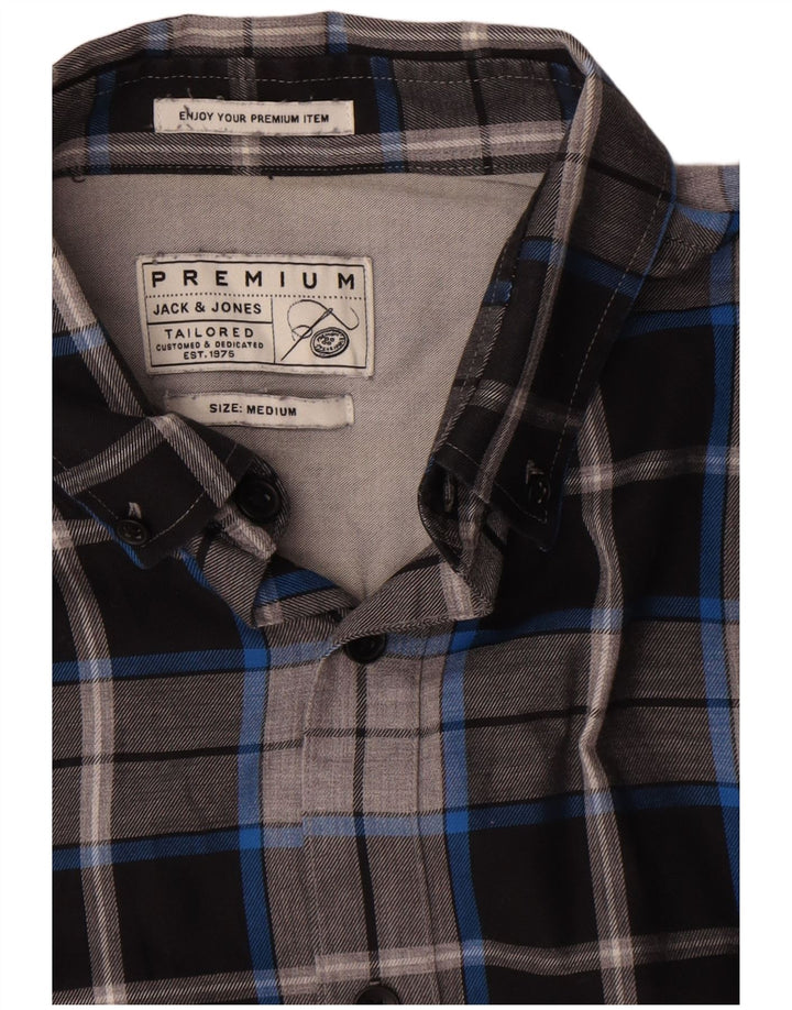 Jack & Jones Herre flannelskjorte Medium flerfarvet ternet bomuld