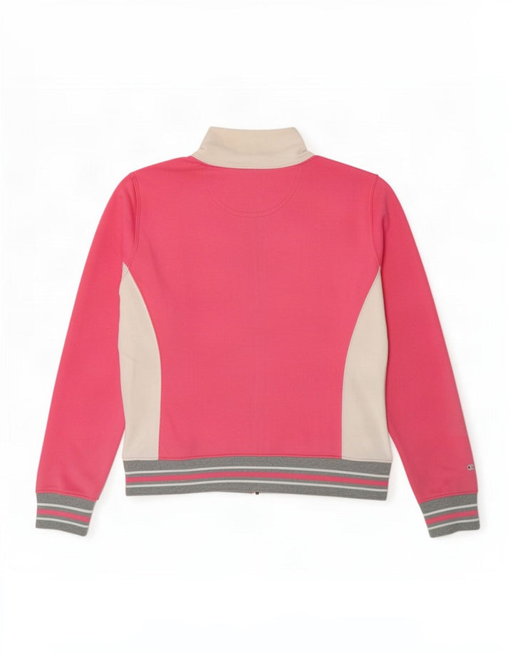 Champion Womens Heritage Classics Træningsdragt Topjakke UK 14 Medium Pink