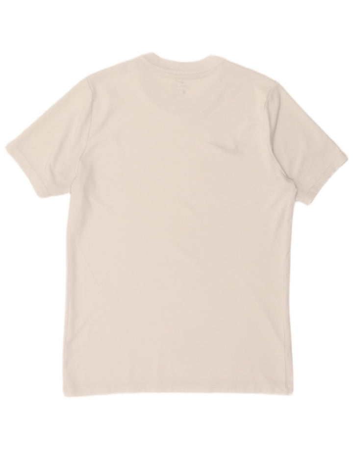 Nike Herre Dri Fit T-Shirt Top Stor Hvid