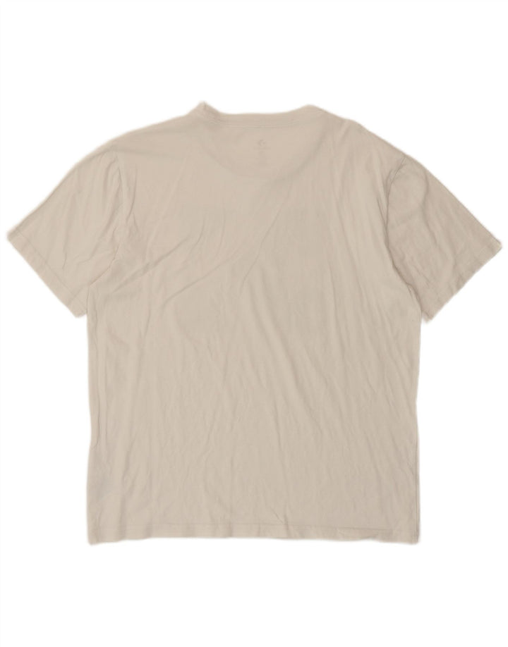 Converse grafisk t-shirt til mænd mellem hvid bomuld