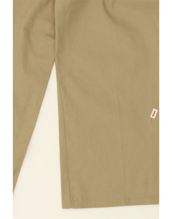 DICKIES Womens Straight Chino Trousers US 12 Large W32 L33 Beige Polyester Vintage Dickies and Second-Hand Dickies from Messina Hembry 